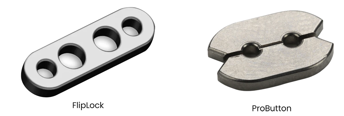 FlipLock and ProButton Multi-Function Buttons for Knee Surgery